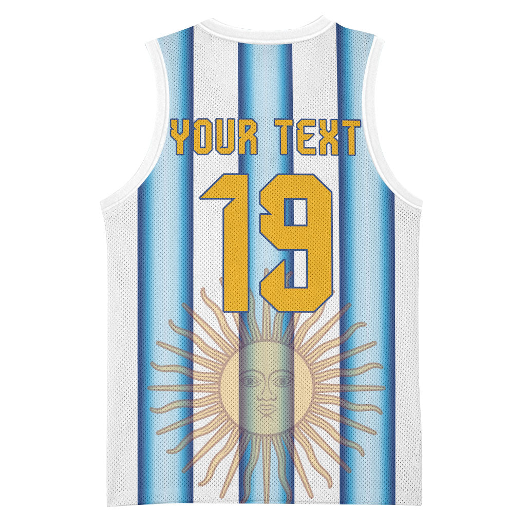 Custom Argentina Campeones Del Mundo 2026 Basketball Jersey Four Star World Champions Glory