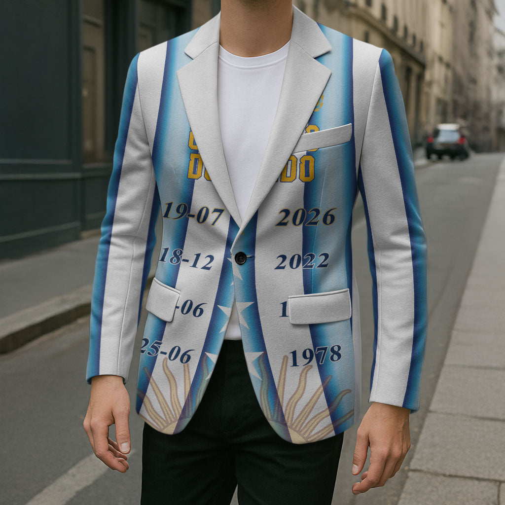 Custom Argentina Campeones Del Mundo 2026 Blazer Four Star World Champions Glory