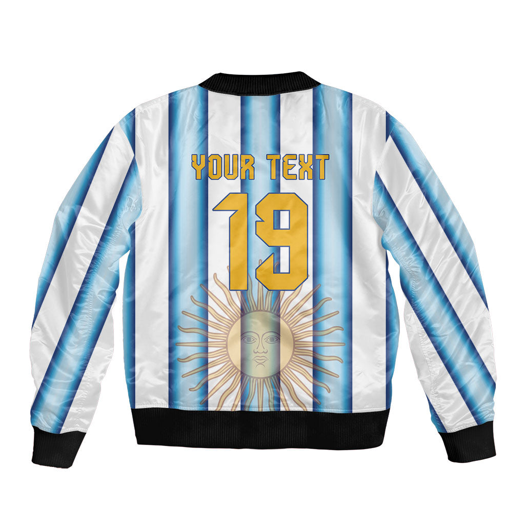 Custom Argentina Campeones Del Mundo 2026 Bomber Jacket Four Star World Champions Glory