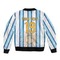 Custom Argentina Campeones Del Mundo 2026 Bomber Jacket Four Star World Champions Glory