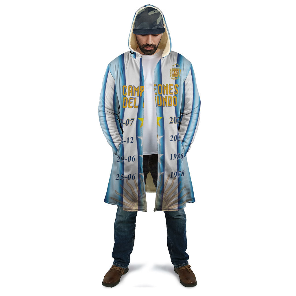 Custom Argentina Campeones Del Mundo 2026 Cloak Four Star World Champions Glory