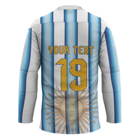 Custom Argentina Campeones Del Mundo 2026 Hockey Jersey Four Star World Champions Glory