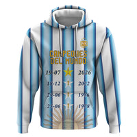 Custom Argentina Campeones Del Mundo 2026 Hoodie Four Star World Champions Glory