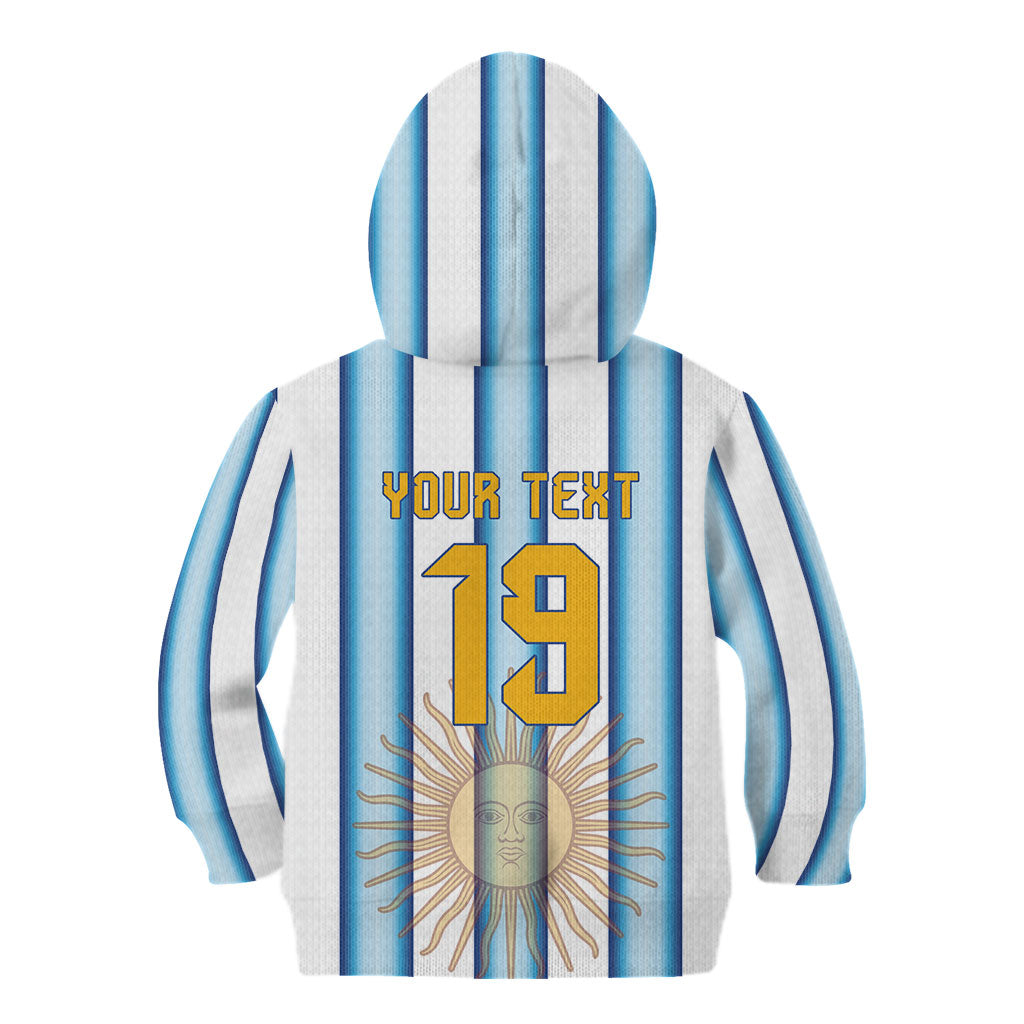 Custom Argentina Campeones Del Mundo 2026 Kid Hoodie Four Star World Champions Glory