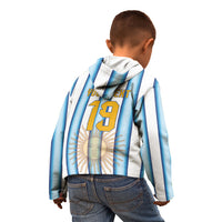 Custom Argentina Campeones Del Mundo 2026 Kid Hoodie Four Star World Champions Glory