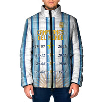 Custom Argentina Campeones Del Mundo 2026 Padded Jacket Four Star World Champions Glory