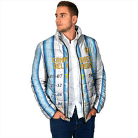 Custom Argentina Campeones Del Mundo 2026 Padded Jacket Four Star World Champions Glory