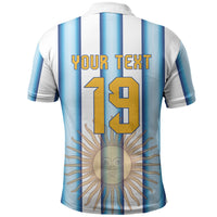 Custom Argentina Campeones Del Mundo 2026 Polo Shirt Four Star World Champions Glory