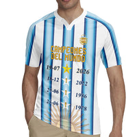Custom Argentina Campeones Del Mundo 2026 Rugby Jersey Four Star World Champions Glory