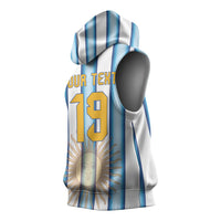 Custom Argentina Campeones Del Mundo 2026 Sleeveless Hoodie Four Star World Champions Glory