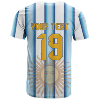 Custom Argentina Campeones Del Mundo 2026 T Shirt Four Star World Champions Glory