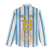 Custom Argentina Campeones Del Mundo 2026 Women Casual Shirt Four Star World Champions Glory