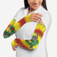 Lithuania Christmas Tie Dye Arm Sleeves Skeleton Basketball Slam Dunk Santa Hat - Wonder Print Shop
