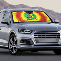 Lithuania Christmas Tie Dye Auto Sun Shade Skeleton Basketball Slam Dunk Santa Hat - Wonder Print Shop