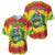 Personalized Lithuania Christmas Tie Dye Baseball Jersey Skeleton Basketball Slam Dunk Santa Hat LT19