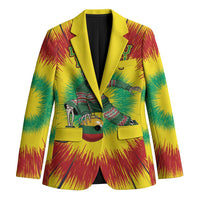 Personalized Lithuania Christmas Tie Dye Blazer Skeleton Basketball Slam Dunk Santa Hat LT19