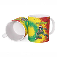 Lithuania Christmas Tie Dye Ceramic Mug Skeleton Basketball Slam Dunk Santa Hat - Wonder Print Shop