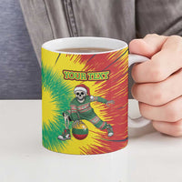 Lithuania Christmas Tie Dye Ceramic Mug Skeleton Basketball Slam Dunk Santa Hat - Wonder Print Shop