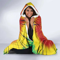 Lithuania Christmas Tie Dye Hooded Blanket Skeleton Basketball Slam Dunk Santa Hat - Wonder Print Shop