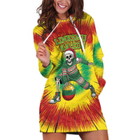 Personalized Lithuania Christmas Tie Dye Hoodie Dress Skeleton Basketball Slam Dunk Santa Hat LT19
