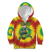 Personalized Lithuania Christmas Tie Dye Kid Hoodie Skeleton Basketball Slam Dunk Santa Hat LT19