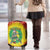 Lithuania Christmas Tie Dye Luggage Cover Skeleton Basketball Slam Dunk Santa Hat - Wonder Print Shop