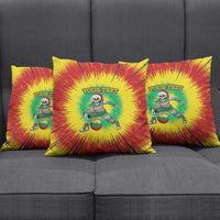 Lithuania Christmas Tie Dye Pillow Cover Skeleton Basketball Slam Dunk Santa Hat - Wonder Print Shop