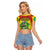 Personalized Lithuania Christmas Tie Dye Raglan Cropped T Shirt Skeleton Basketball Slam Dunk Santa Hat LT19