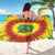 Lithuania Christmas Tie Dye Sarong Skeleton Basketball Slam Dunk Santa Hat - Wonder Print Shop
