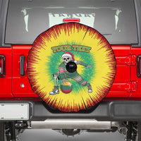 Lithuania Christmas Tie Dye Spare Tire Cover Skeleton Basketball Slam Dunk Santa Hat - Wonder Print Shop