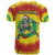 Personalized Lithuania Christmas Tie Dye T Shirt Skeleton Basketball Slam Dunk Santa Hat LT19