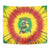 Lithuania Christmas Tie Dye Tapestry Skeleton Basketball Slam Dunk Santa Hat - Wonder Print Shop