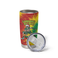 Lithuania Christmas Tie Dye Tumbler Cup Skeleton Basketball Slam Dunk Santa Hat - Wonder Print Shop