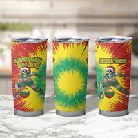 Lithuania Christmas Tie Dye Tumbler Cup Skeleton Basketball Slam Dunk Santa Hat - Wonder Print Shop