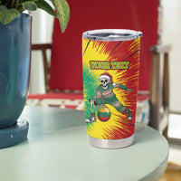 Lithuania Christmas Tie Dye Tumbler Cup Skeleton Basketball Slam Dunk Santa Hat - Wonder Print Shop