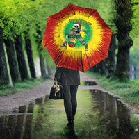 Lithuania Christmas Tie Dye Umbrella Skeleton Basketball Slam Dunk Santa Hat - Wonder Print Shop