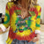 Personalized Lithuania Christmas Tie Dye Women Casual Shirt Skeleton Basketball Slam Dunk Santa Hat LT19