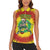 Personalized Lithuania Christmas Tie Dye Women Sleeveless Polo Shirt Skeleton Basketball Slam Dunk Santa Hat LT19