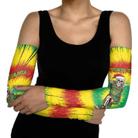 Lithuania Christmas Tie Dye Arm Sleeves Skeleton Basketball Slam Dunk - Wonder Print Shop