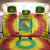 Lithuania Christmas Tie Dye Back Car Seat Cover Skeleton Basketball Slam Dunk - Wonder Print Shop