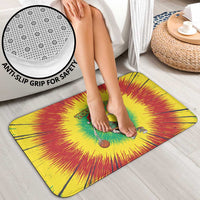 Lithuania Christmas Tie Dye Bathroom Set Skeleton Basketball Slam Dunk - Wonder Print Shop