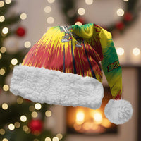 Personalized Lithuania Christmas Tie Dye Christmas Santa Hat Skeleton Basketball Slam Dunk - Wonder Print Shop