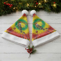 Personalized Lithuania Christmas Tie Dye Christmas Santa Hat Skeleton Basketball Slam Dunk - Wonder Print Shop