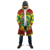 Personalized Lithuania Christmas Tie Dye Cloak Skeleton Basketball Slam Dunk LT19