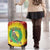 Lithuania Christmas Tie Dye Luggage Cover Skeleton Basketball Slam Dunk - Wonder Print Shop