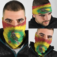 Lithuania Christmas Tie Dye Neck Gaiter Skeleton Basketball Slam Dunk - Wonder Print Shop