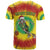 Personalized Lithuania Christmas Tie Dye T Shirt Skeleton Basketball Slam Dunk LT19