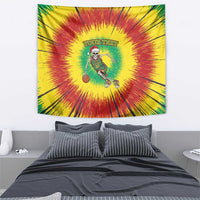 Lithuania Christmas Tie Dye Tapestry Skeleton Basketball Slam Dunk - Wonder Print Shop