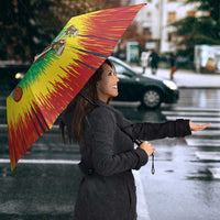 Lithuania Christmas Tie Dye Umbrella Skeleton Basketball Slam Dunk - Wonder Print Shop