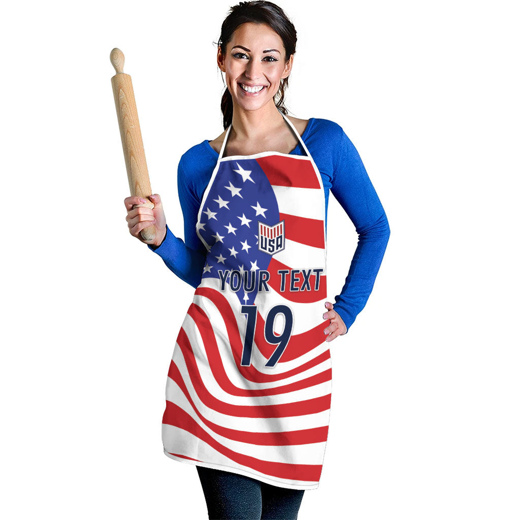 Custom United States Soccer Apron USA Stars and Stripes Style